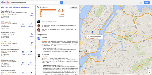 Google Search Reviews